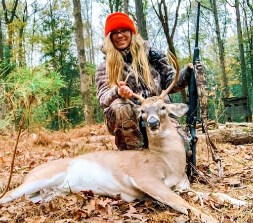 Chelsea with her Buck